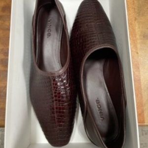 Brand new Vince leather flats